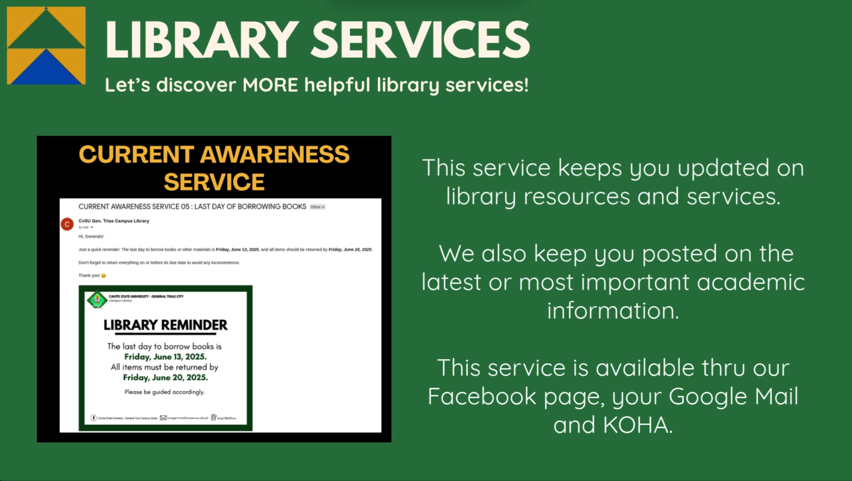  Library Information 10